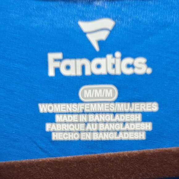 Fanatics Blue Women's T-Shirt - Picture 2 of 4